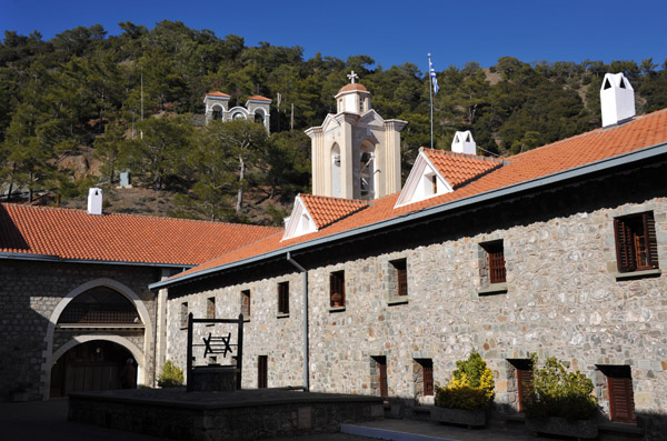 First courtyard - Kykkos Monastery
