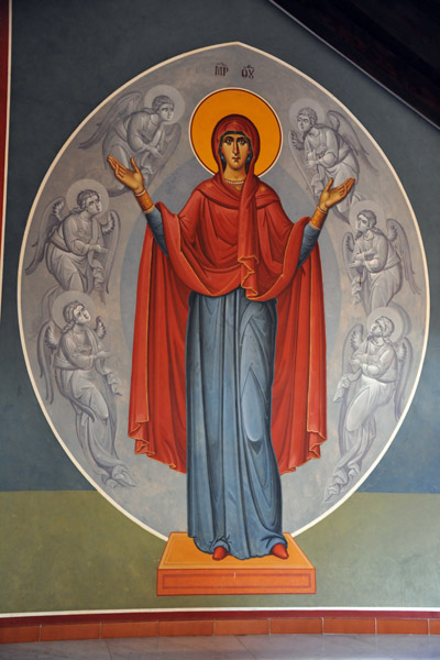 Kykkos Mural - the Virgin Mary