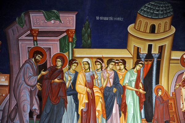 Kykkos Monastery Mural - The Entrance of the Virgin