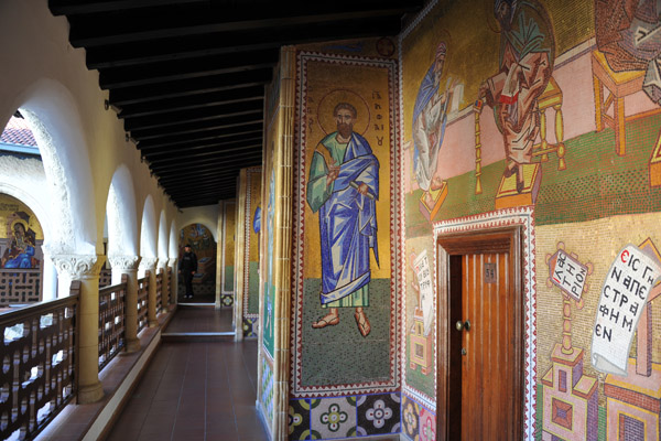 Upper Gallery of the Inner Courtyard, Kykkos Monastery