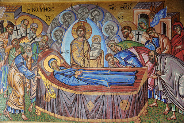 Kykkos Mosaic - Death of the Virgin Mary