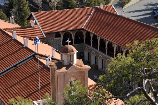 The Outer (First) Courtyard of Kykkos Monastery