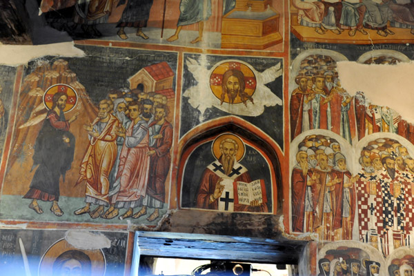 The mostly 13th Century murals like these at Agios Ioannis Lambadistis are the reason for the World Heritage status