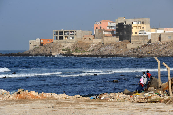 Rocky coast of Ngor