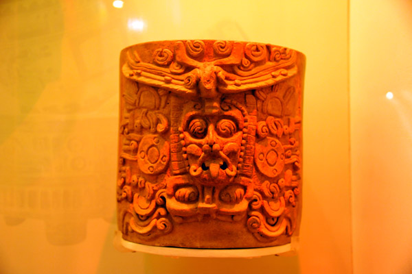 Classical period vase depicting the Maya sun god, 250-900 AD