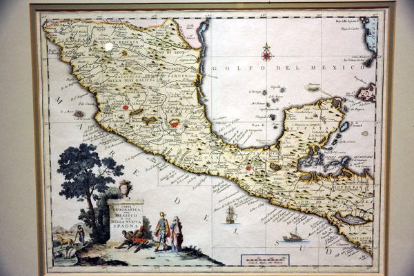 Carta Geografica del Messico o sia della Nuova Spagna