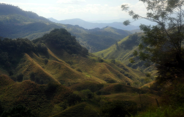 Green hills of Honduras