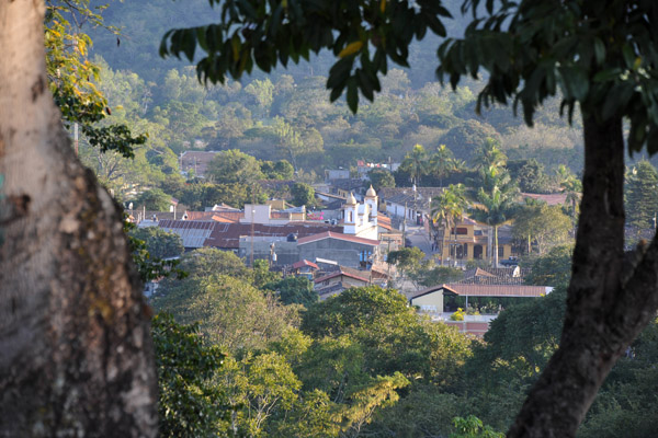 The old church from the old fort, Copan Ruinas
