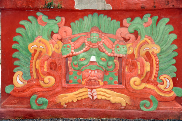 Impressive relief on the Rosalila Temple