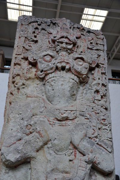 Stela in the Copan Sculpture Museum