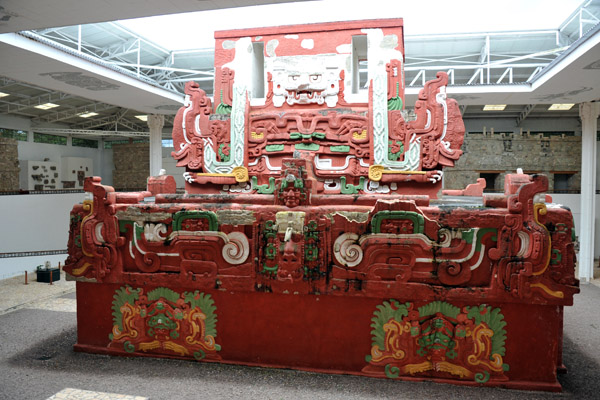 Rosalila Temple reconstruction - Copan Sculpture Museum