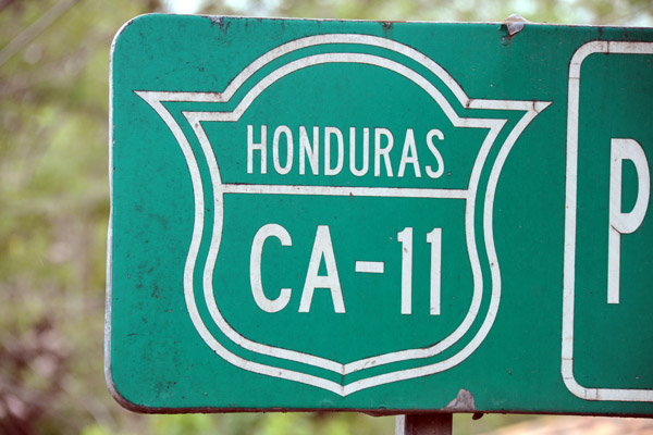 Honduras highway CA-11, Copan