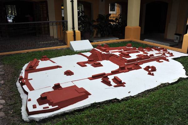 Model of the Principal Group of Copan at the Visitor's Center