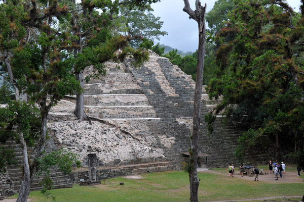 View of Temple 16 on the south side of the Acropolis