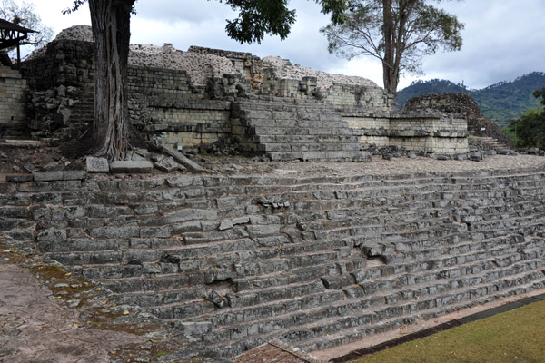 Temple 22 on the north side of the Patio de los Jaguares