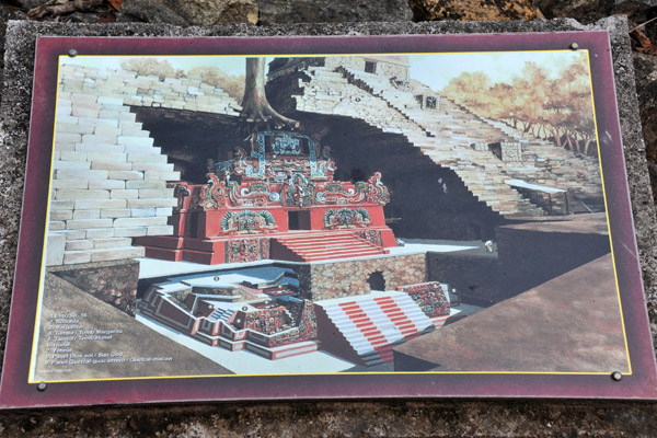 Artist's depiction of the location of the Rosalita Temple buried inside the Acropolis