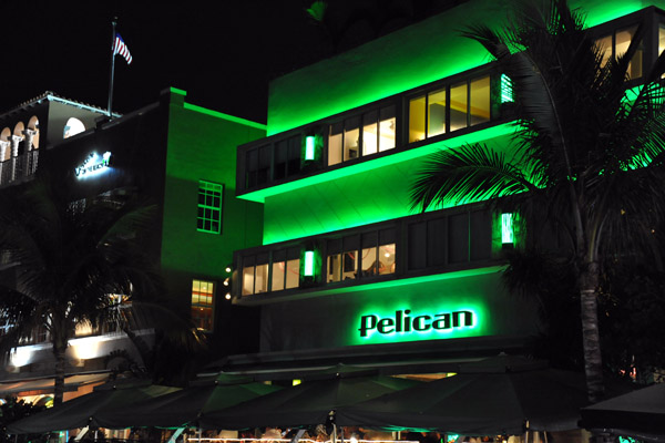 The Pelican - better looking at night than during the day