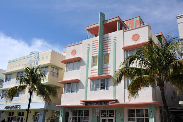 Art Deco flourished in Miami Beach from the late 1920s to the 1930s followed by Streamline Moderne in the 1930s and 1940s