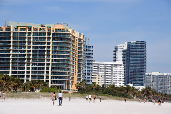 Beach front condos, South Beach