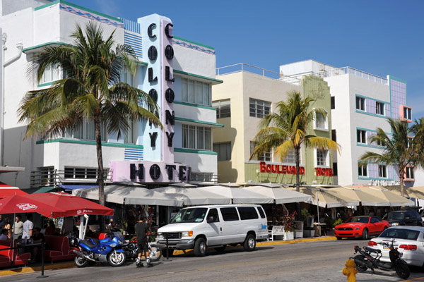 Colony Hotel, Ocean Drive between 7th and 8th Streets