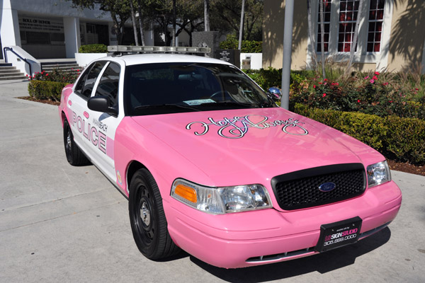 Pink police car - Hope Always - MBPD
