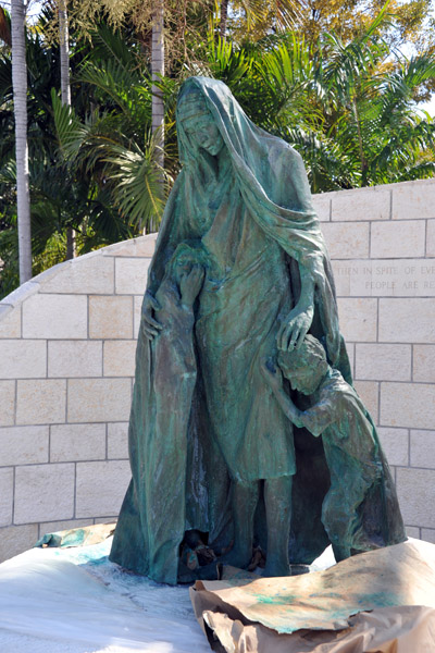 Miami Beach Holocaust Memorial sculpture - The Beginning