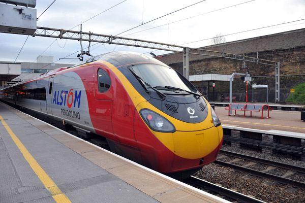 Alstom Pendolino Train from Birmingham to Coventry