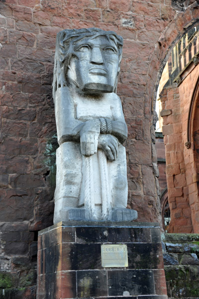 Ecce Homo, Coventry Cathedral, carved 1934-35 by Sir Jacob Epstein, dedicated 1969