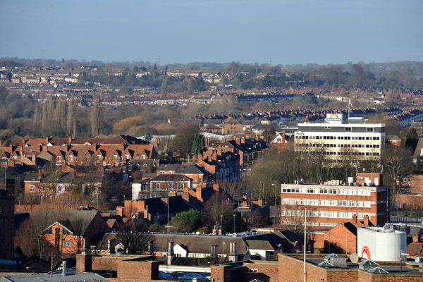 Coventry, England, from the cathedral spire