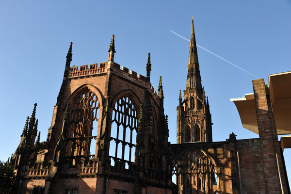 Ruins of the old Coventry Cathedral