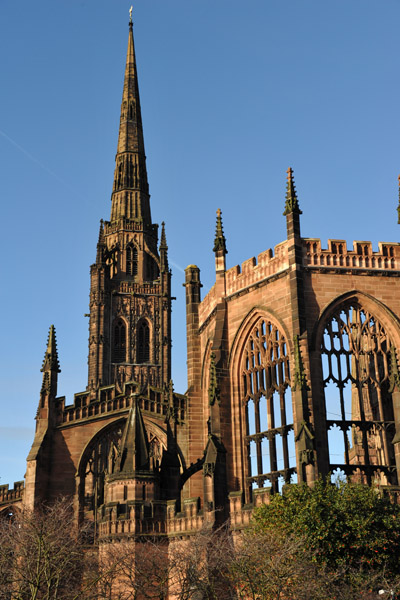 Ruins of the old Coventry Cathedral