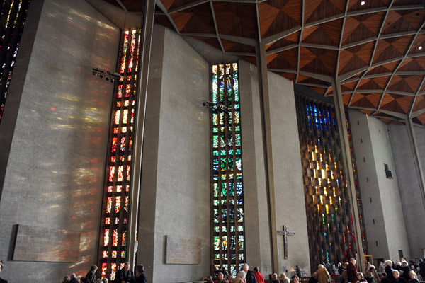 New Coventry Cathedral - eastern aisle windows
