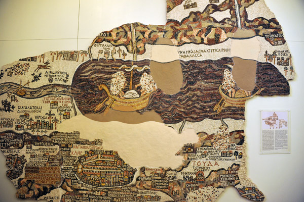 Universitt Bonn - Akademisches Kunstmuseum - Copy of the Madaba Mosaic Map from Jordan