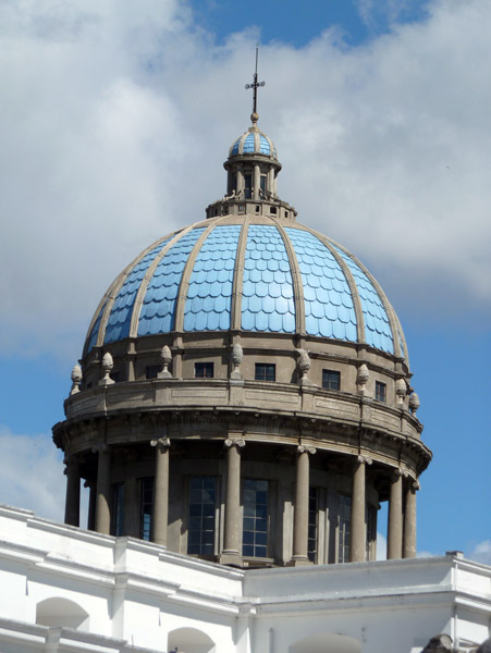 The dome of the Cathedral of Guatemala City