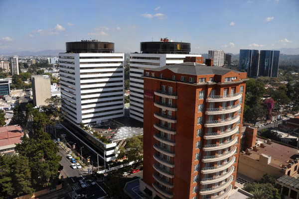 View from the Radisson Hotel, Zona 9, Guatemala City