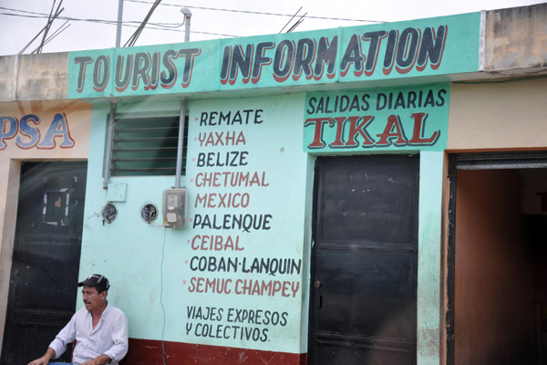 Tourist Information by the Santa Elena bus station