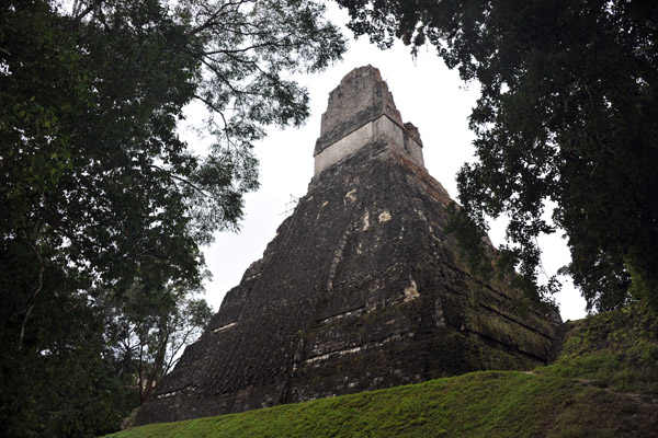 The back side of Templo I - the famous Temple of the Grand Jaguar