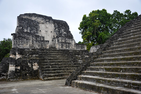 Small temples on top of the Northern Acropolis, Tikal