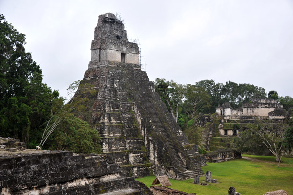 Temple of the Grand Jaguar (Templo I) from the Northern Acropolis, Tikal