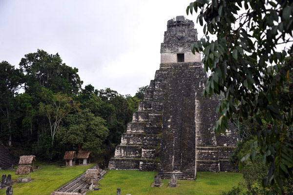 The Gran Plaza of Tikal from Templo II