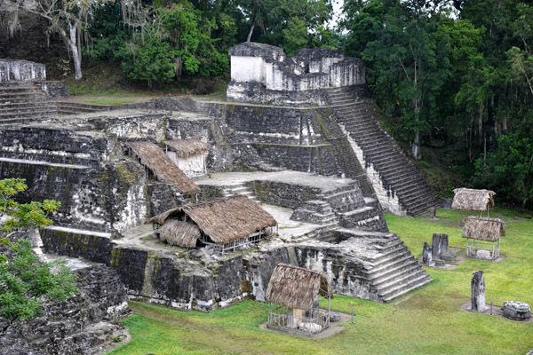 The Northern Acropolis from the summit of Templo II