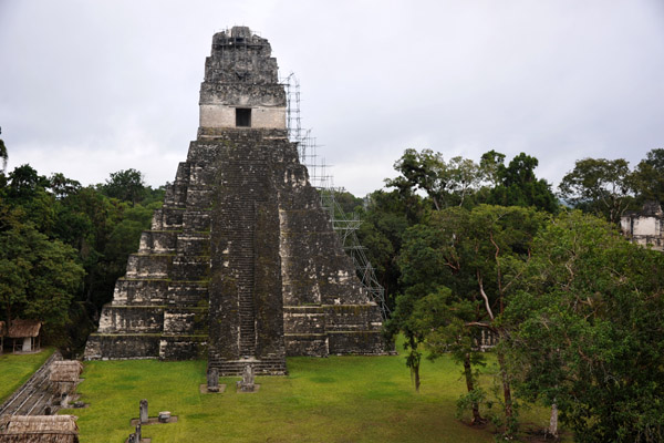 Tikal's most iconic view is from the top of Templo II