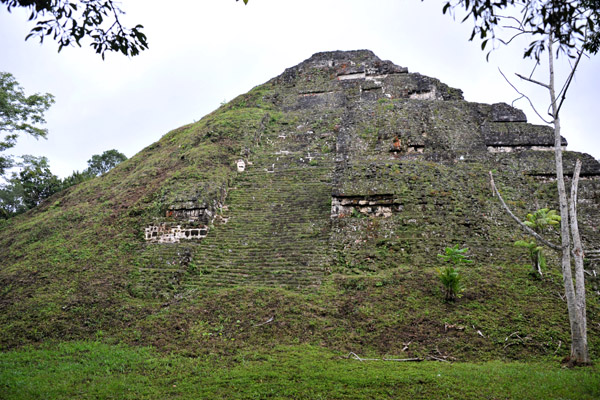 Each new pyramid was built on top of the previous one, with the oldest here dating to 600 BC