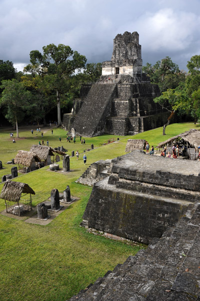 Gran Plaza and Temple II, Tikal