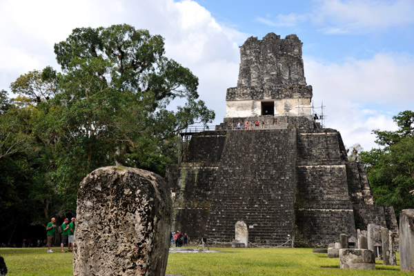 Temple II and the Grand Plaza of Tikal