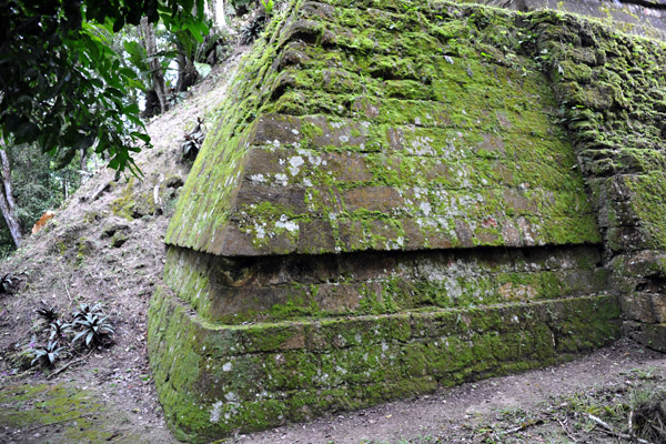 The back side of this temple was not excavated