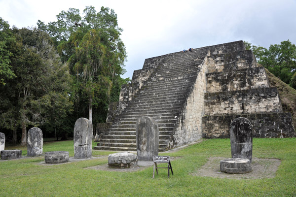 One of the Twin Pyramids of Complex Q, North Tikal