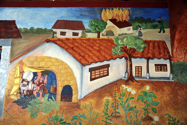 Mural - Plaza of Chichicastenango (Regional Museum)