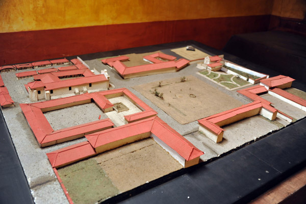 Model of the Plaza of Chichicastenango