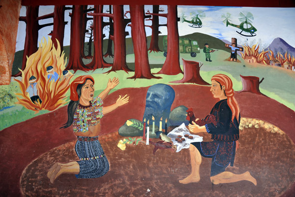 Mural - Plaza of Chichicastenango (Regional Museum)